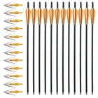 20 Inch Carbon Crossbow Bolts 12 And Hunting Broadheads Pack, ... New. Price: $51.99.