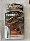 Rage: Crossbow 2-BLADE 125 Grain Inch Cut Expandable Broadheads New. Price: $35.00.