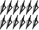 Hunting Broadheads, 12PK 3 Blades Archery 100 Grain Screw-in Arrow New. Price: $22.80.