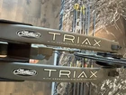 Mathews Triax Right Hand 50LB Compound Bow Black 28IN Draw/overall Length Used. Price: $675.00.