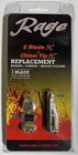 Rage Broadheads Replacement Blades Screws Shock Collars Kit Bowhunting Hoyt Pse New. Price: $19.99.