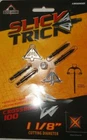 New 4PK. Slick Trick Crossbow 100 Broadheads! 1/8" Cutting Diameter Blade. Price: $44.99.