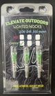 Elevate Outdoors Lighted Arrow Nocks .204 Green 3 Pack - New. Price: $21.95.