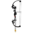 Bear Brave Bow Set Black 13.5-19 In. 15-25LBS. Rh New. Price: $91.80.