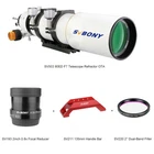 Svbony SV503 80ED Telescope W/ 0.8X Focal Reducer + Handle Bar 2'' Sho Filter New. Price: $709.99.