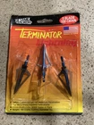 Game Tracker Terminator Lightning 3 Blade Broadhead 100 Grain Nos B11 New. Price: $24.95.