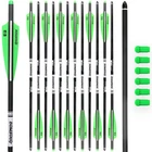 Crossbow Bolts 20 22 Inch Carbon Archery Arrows Hunting With Removable ... New. Price: $45.16.