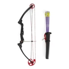 Genesis Original Archery Compound Bow Arrow Set, Draw Hand-right, Black New. Price: $235.99.