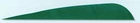 Gateway 5" Right Wing Parabolic Green Feathers, 100 Pack New. Price: $42.61.
