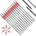 Yls Crossbow Bolts 20 Inch Carbon With Hunting Broadheads 6 Pack Arr... New. Price: $56.25.