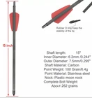 15'' Crossbow Bolts Carbon Arrows Archery Hunter Target New. Price: $12.99.
