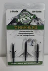 Rocky Mountain Warhead 2 Blade Expandable Broadhead 1-3/4" 100 Grain Pack Read New. Price: $17.95.
