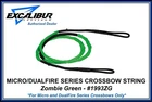 Excalibur Micro Dualfire Series Zombie Green Crossbow String 1993ZG Auth Dealer New. Price: $39.88.