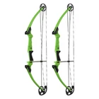 Genesis Archery Original Adjustable Right Handed Compound Bow, Green (2 Pack) New. Price: $329.98.