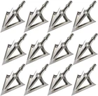 Jianzd Archery Broadheads 100 Grain Fixed Blades Stainless Steel X1 Hunting New. Price: $59.75.