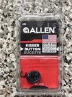 Allen #161 Kisser Button. Archery. New In Package. Usa. Slotted. Black. Nip. Price: $10.99.