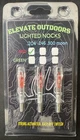 Elevate Outdoors Lighted Arrow Nocks .204 Red 3 Pack New. Price: $21.99.