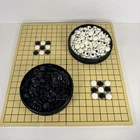 Vintage Magnetic Travel Go Ishi Weiqi Baduk Game Set Board Pieces With Case Used. Price: $125.00.