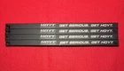 Hoyt Carbon Defiant 30 #2 Cam #70 Black Used Replacement Limbs (scuffed Paint). Price: $175.00.
