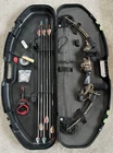 Mission By Mathews Menace Compound Bow Kit Case Arrows Broadheads Release Aid Used. Price: $450.00.