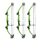 Genesis Archery Original Adjustable Right Handed Compound Bow, Green (3 Pack) New. Price: $494.97.