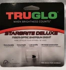 Truglo TG954AR Starbrite Deluxe Bead Black Red Fiber Optic Shotgun Sight New. Price: $19.69.