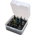 Mtm BH16 Box Storage Case For Assembled Broadheads, Clear New. Price: $14.95.