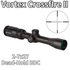 Vortex Crossfire Ii 2-7X32 Rifle Scope Dead-hold Bdc Moa Reticle CF2-31003 New. Price: $97.00.